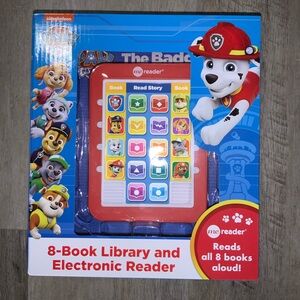 (Bin 4) Nickelodeon, Paw Patrol 8-Book Library and Electronic Reader, Brand New